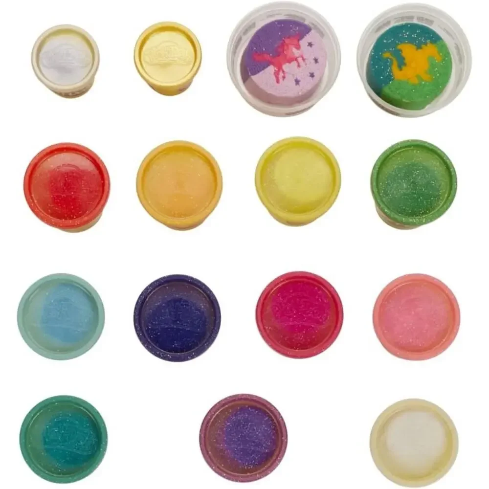 Play-Doh Magical Sparkle Pack, 15 Non-Toxic Sparkle, Super Shimmer, and Metallic - Picture 5 of 5